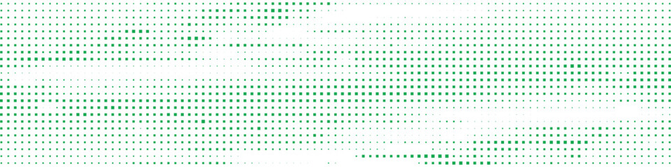 Green halftone linear pattern with soft motion blur, forming smooth modern gradient, abstract minimal background ideal for creative design and tech projects