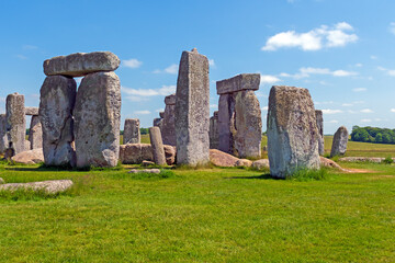 Naklejka premium Close Details of the Rocks of Stonehenge