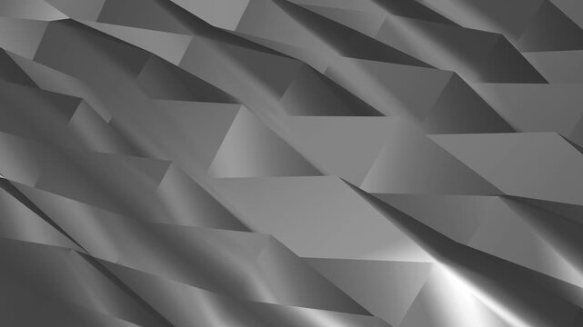 Abstract Gray Geometric Background Animation 