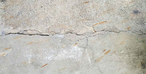 Cracked Concrete Wall Texture – Cement Surface with Scratches and Fragment Background for Design and Industrial Projects