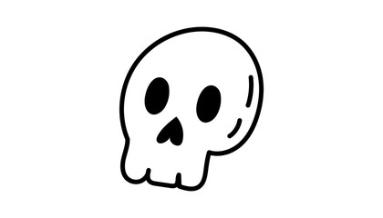 Skull with ritual and witchcraft shows magic occult mystic. Esoteric astrology and tarot moon connect with celestial spiritual. Symbol, bones, cranium, death, spooky, macabre and spell add mood.