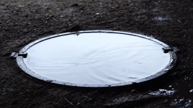 Puddle Mirror Reflection Earth Landscape