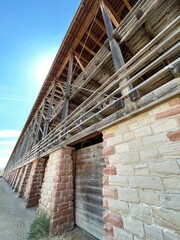 Gradierwerk in Bad Dürkheim. Saline.
