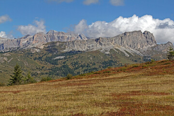 le Cime di Fanis e il Settsass dal Cherz