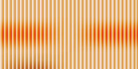 Obraz premium glass texture design with vertical ribbed line. orange colors. minimal and texture design, futuristic distortion, glow and distorted glassy effect, vector illustration