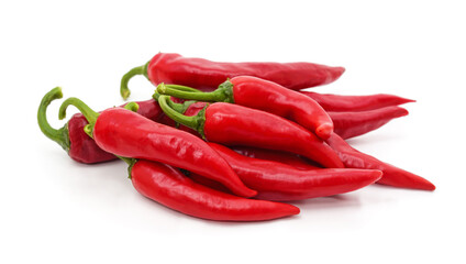 Group of red pepper.