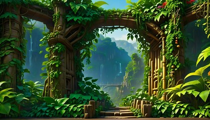 Jungle gate