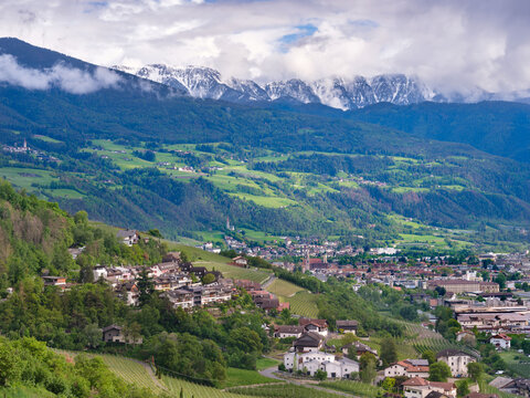 Plose Mountain Dolomites View Brixen Bressanone South Tyrol Italy