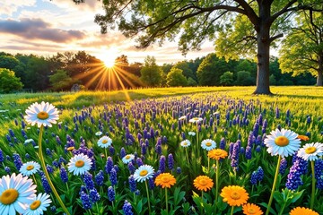 Fototapeta premium Wild Meadow Harmony 