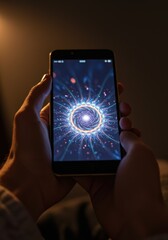 Stunning Abstract Wallpaper on Smartphone Screen