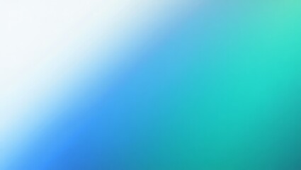 Abstract geometric pixelated gradient transitioning from blue to vibrant aqua teal