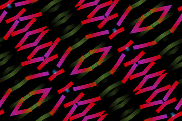 colourful simple and abstract modern  line art	
