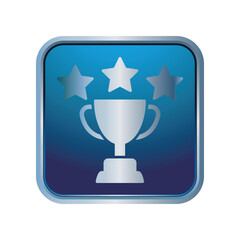 Trophy cup icon design template