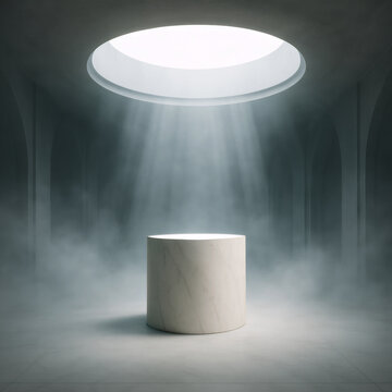 The Podium Within the Light Well