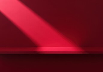 Obraz premium Abstract red spotlight on dark red surface festive background for celebrations illustration