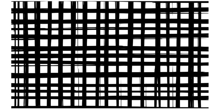 Seamless Brutalist Thick Overlapping Parallel Lines Vector Pattern