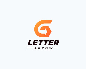 G arrow letter logo