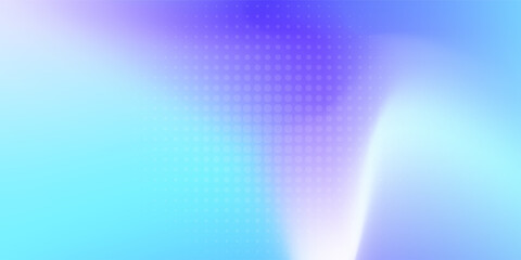 A blue and white background with a white line that is curved and has a blue and white color and dot