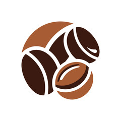 focused on main subject with beans illustration motif minimalistic.