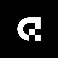 A structural 'a' monogram with pixelated blocks forming its base. It conveys foundational data security, digital structure, and reliable, cutting-edge technology platforms. Ideal for cloud serv