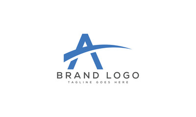 letter A logo design vector template design for brand.