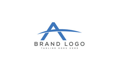 letter A logo design vector template design for brand.