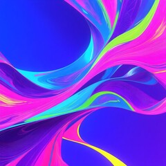 Abstract Geometric Art Design with Vibrant Colors