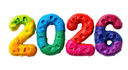 Colorful sculpted 2026
