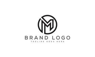 Fototapeta premium letter M logo design vector template design for brand.