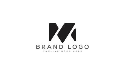 letter M logo design vector template design for brand.