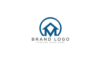 letter M logo design vector template design for brand.