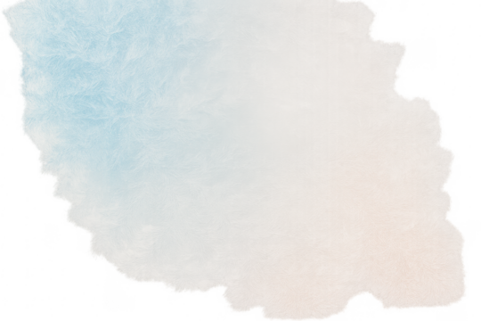 Torn paper watercolor pale gradient texture on transparent background - Powered by Adobe