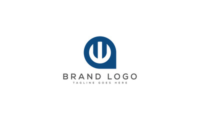 letter W logo design vector template design for brand.