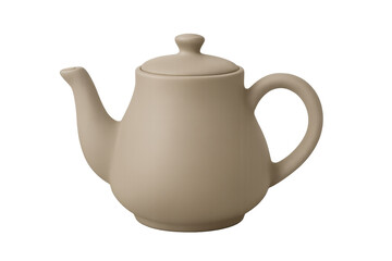 Obraz premium Ceramic teapot for serving hot tea or coffee