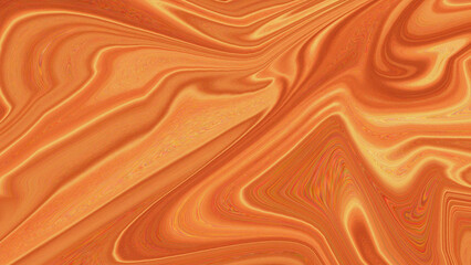 Dynamic Amber Fluid Art.