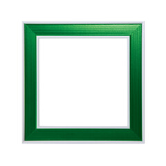 フレーム_額縁_緑と白