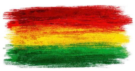 Abstract painted horizontal banner