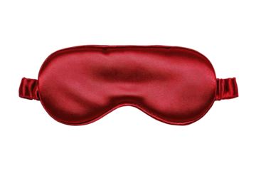 Red silk eye mask (2)