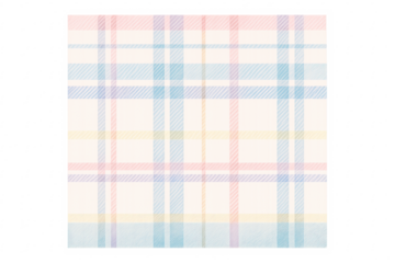 Pastel plaid seamless pattern light background texture