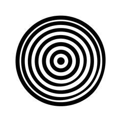 Abstract circular pattern of swirling colors