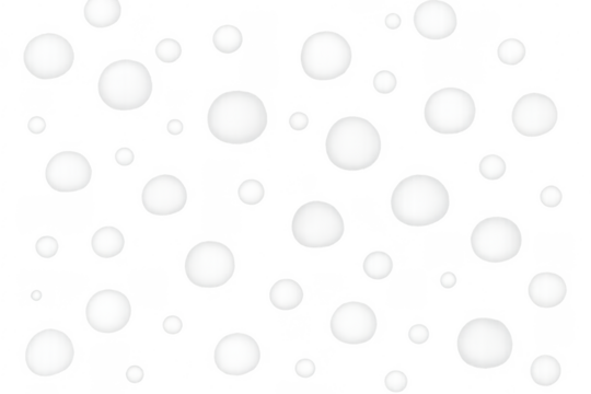 Falling snowballs or bubbles on transparent background - Powered by Adobe