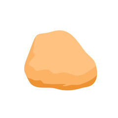 Brown stone vector