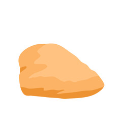 Brown stone vector