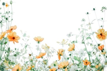 Obraz premium Vibrant floral spring background