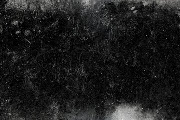 Dark scratched grunge background, old film effect