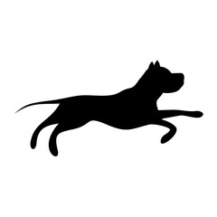 Fototapeta premium Black vector illustration of animal silhouettes including a dog, cat, running horse, and wild panther icon