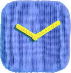 Inflatable Wind Wool Texture Alarm Clock