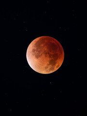赤銅色の月食