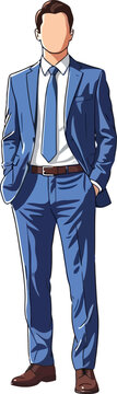 the corporate everyman represents diverse business roles with sleek professionalism