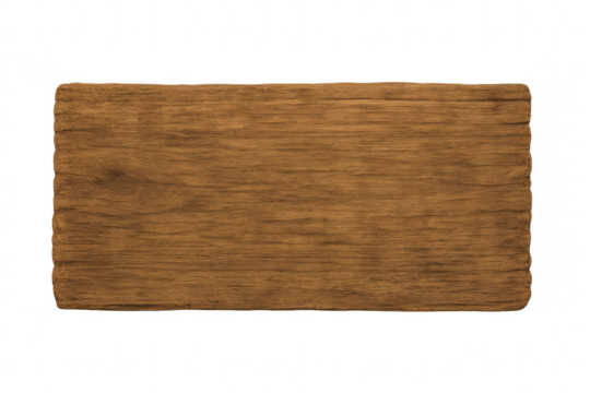 Wood plank sign board for design element